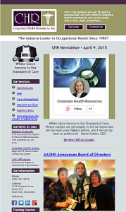 CHR Occupational Health Newsletter